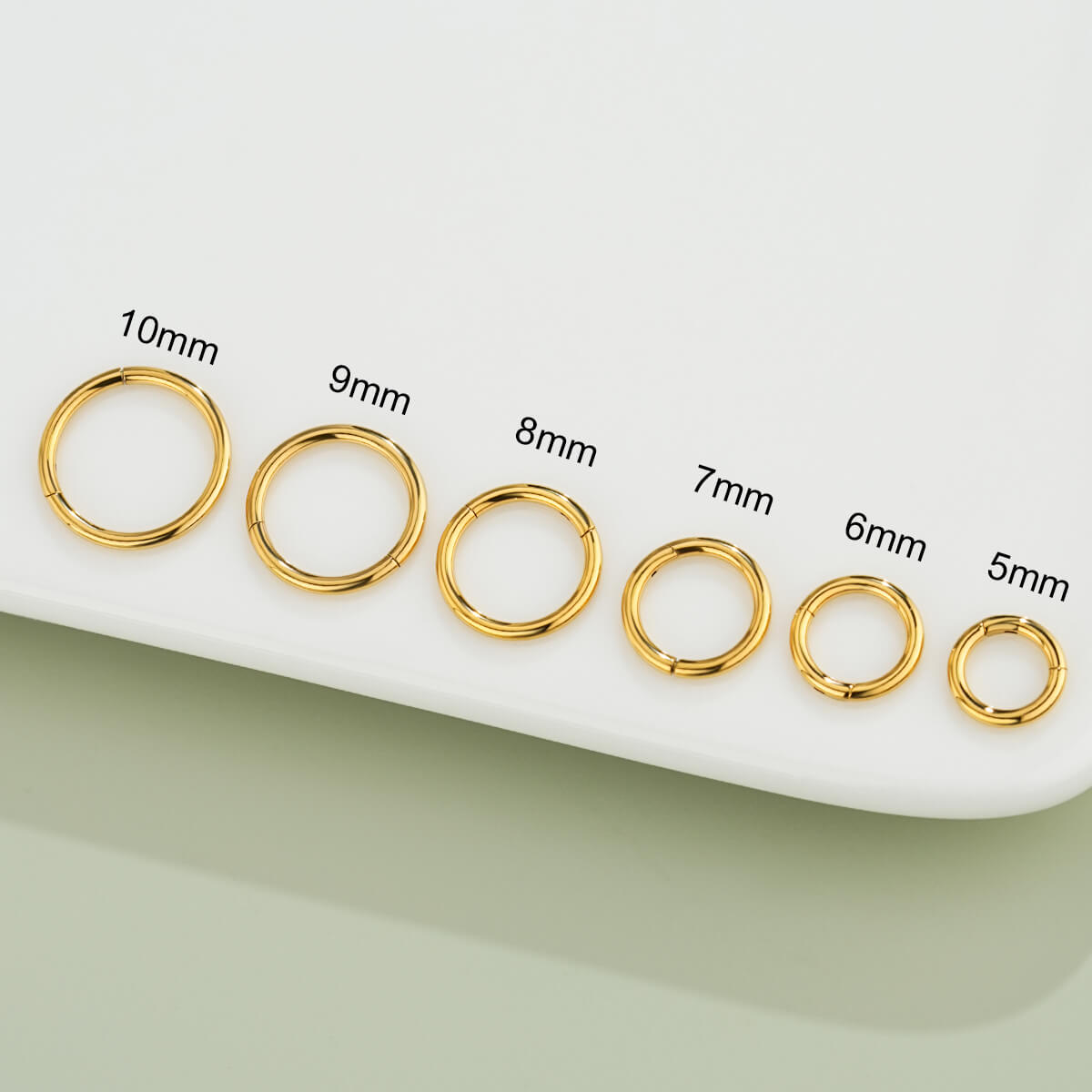 stainless steel nose hoop