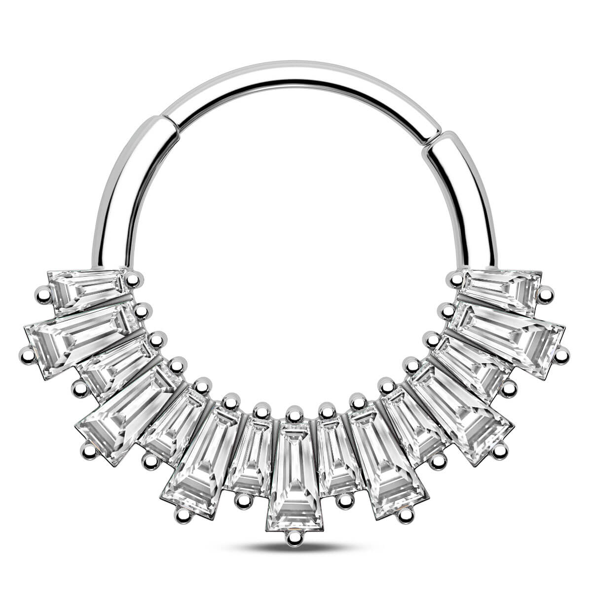 baguette septum ring