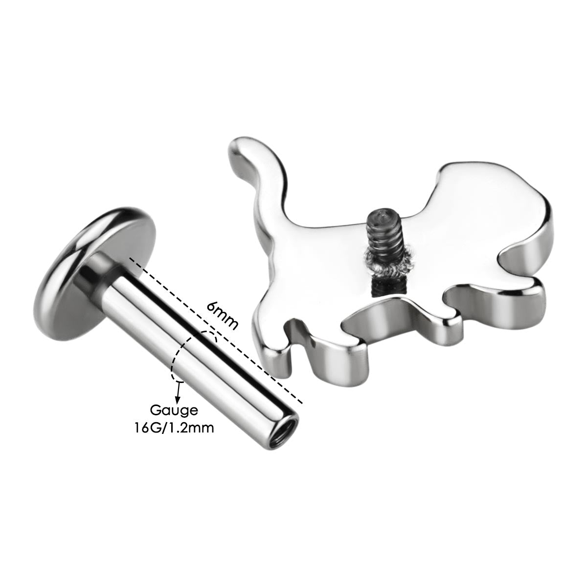 internally threaded car stud