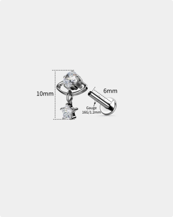 internal threaded cartilage stud