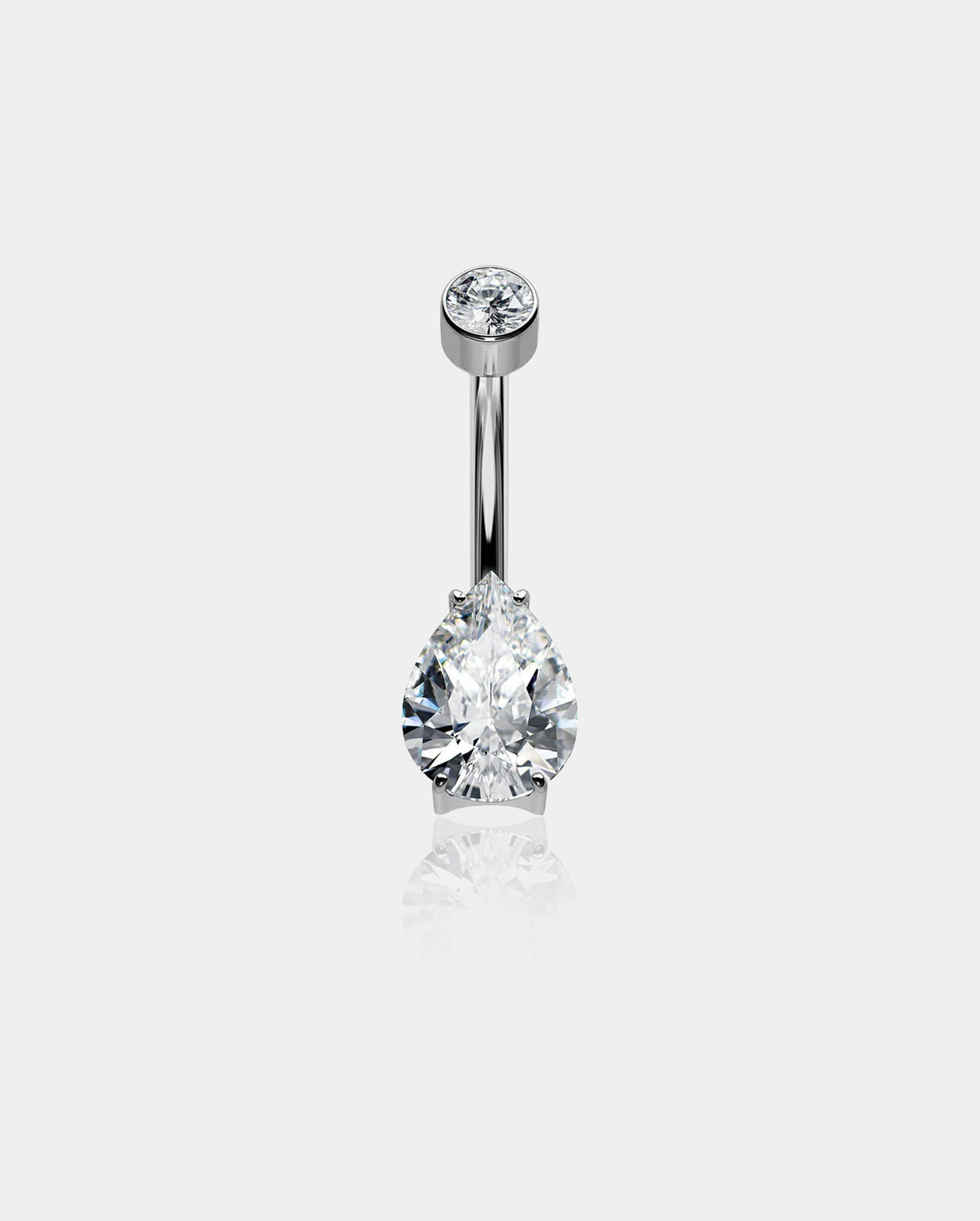 internally threaded belly button ring