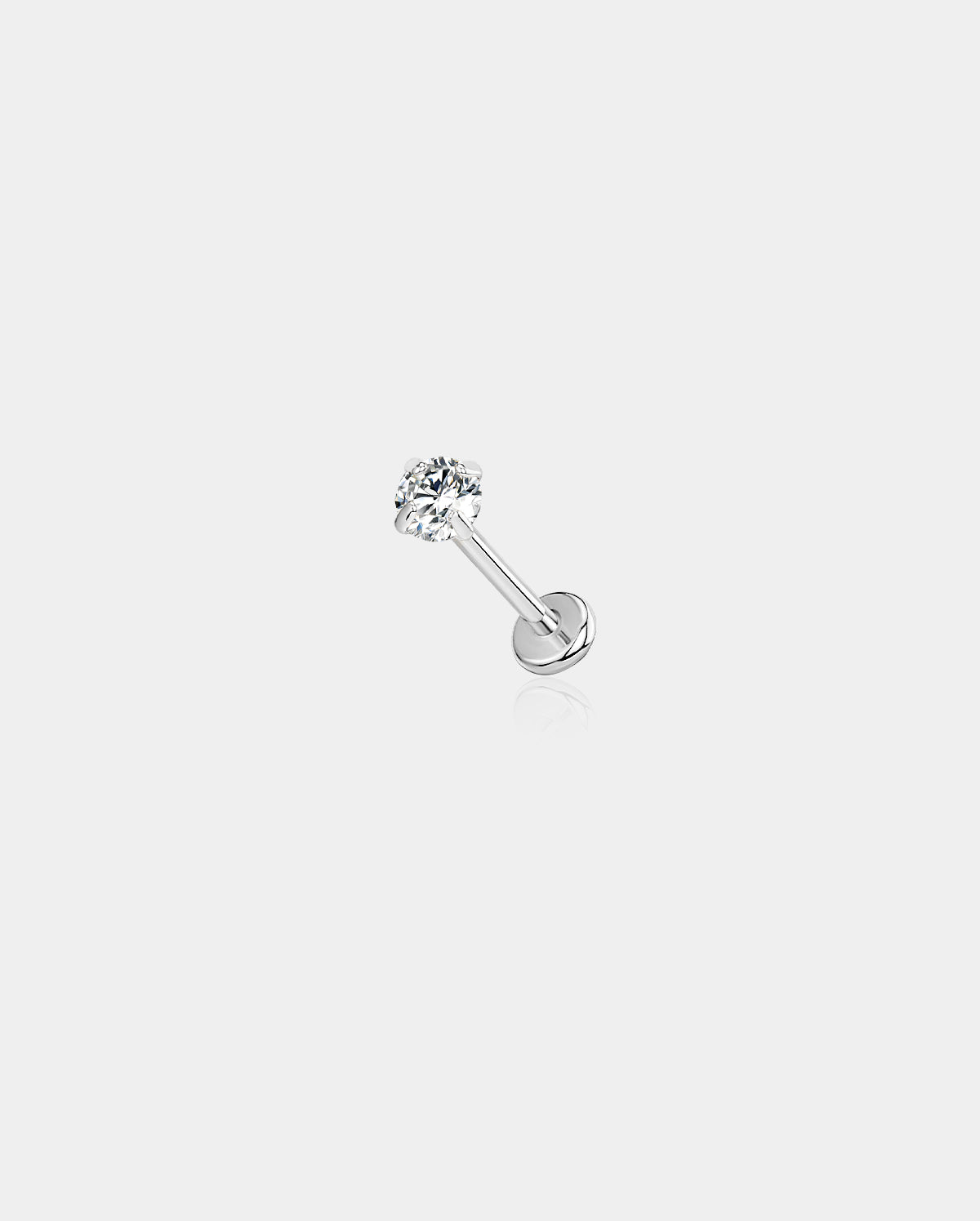 oufer round threadless nose stud