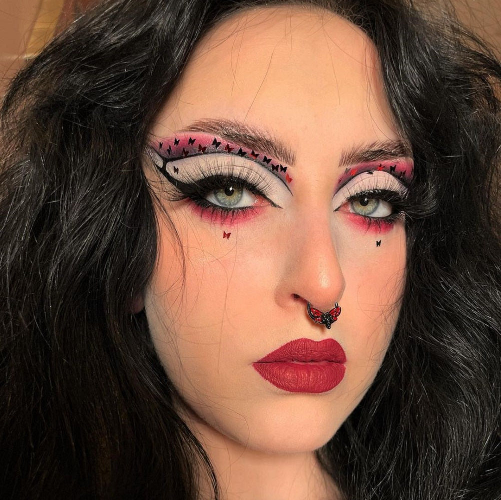 Skull Moth Segment Septum Ring
