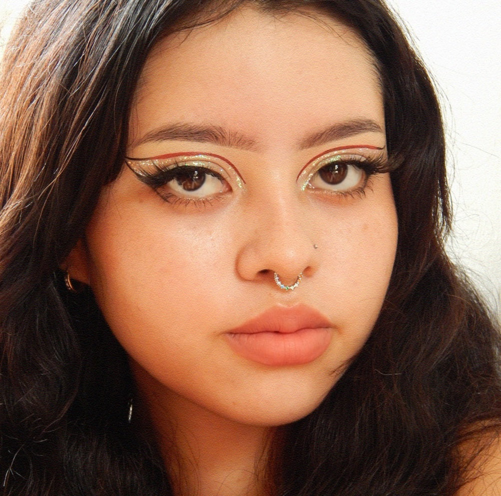 Colorful CZ Segment Daith Septum Ring