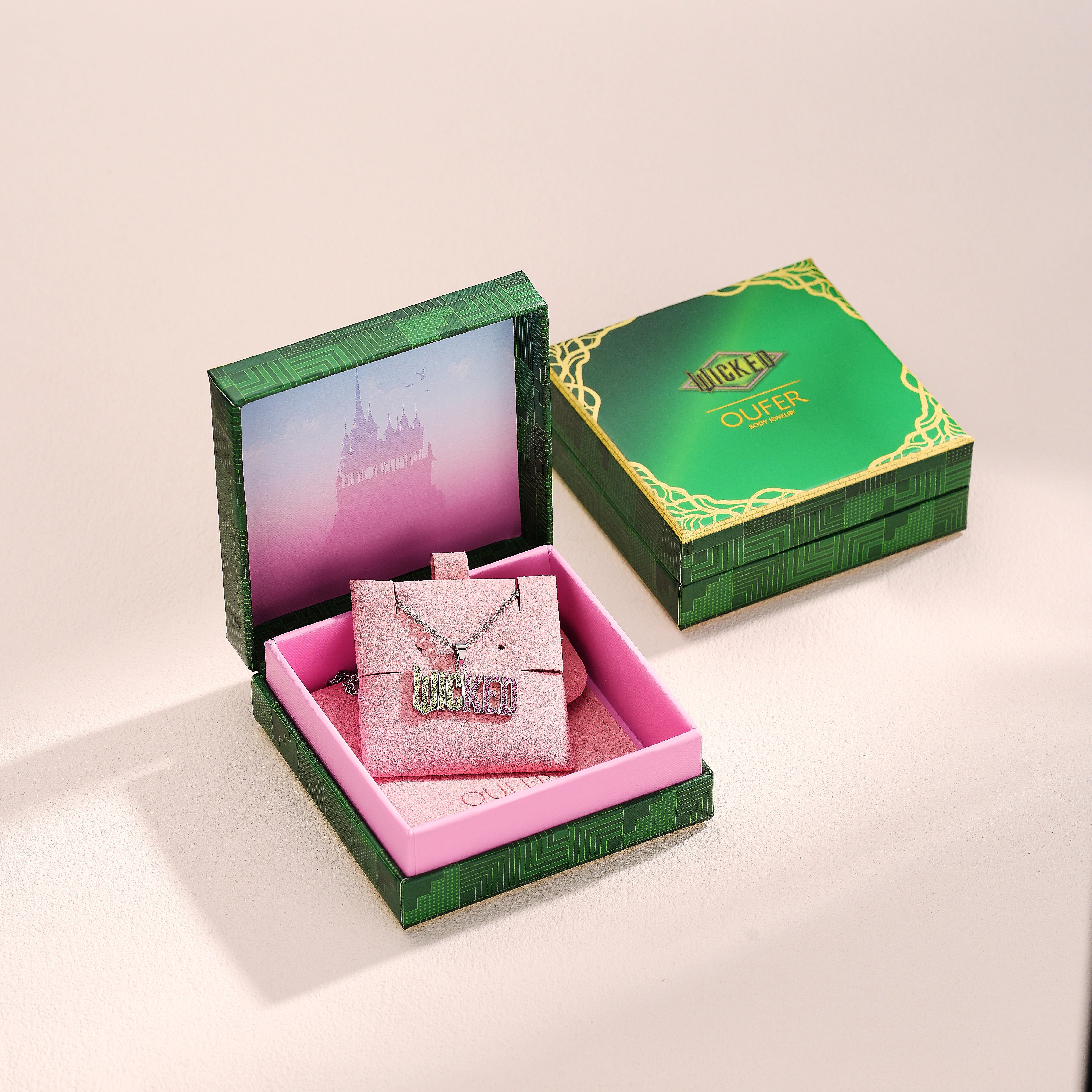 WICKED X OUFER "WICKED" Letter CZ Necklace