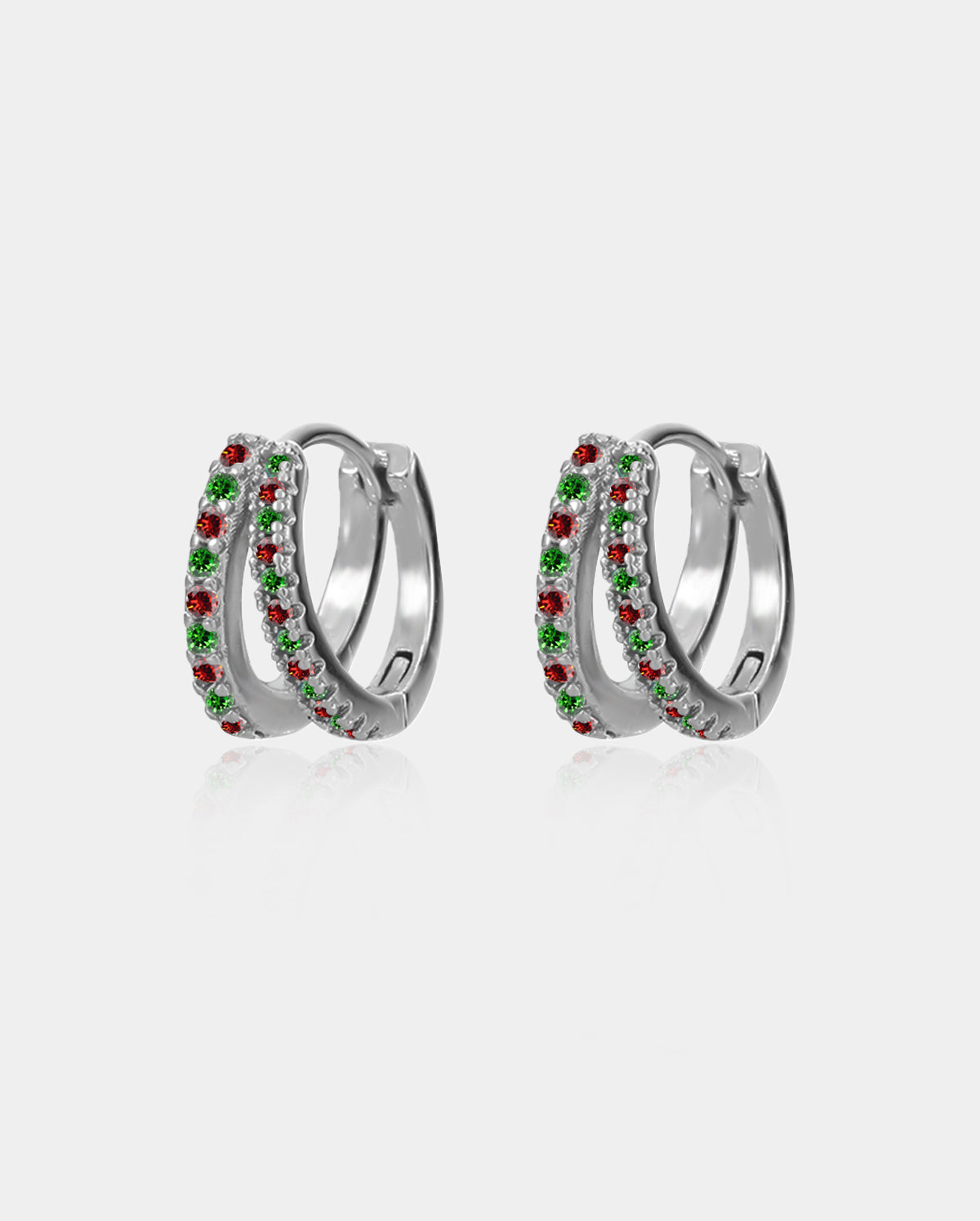christmas earring hoop