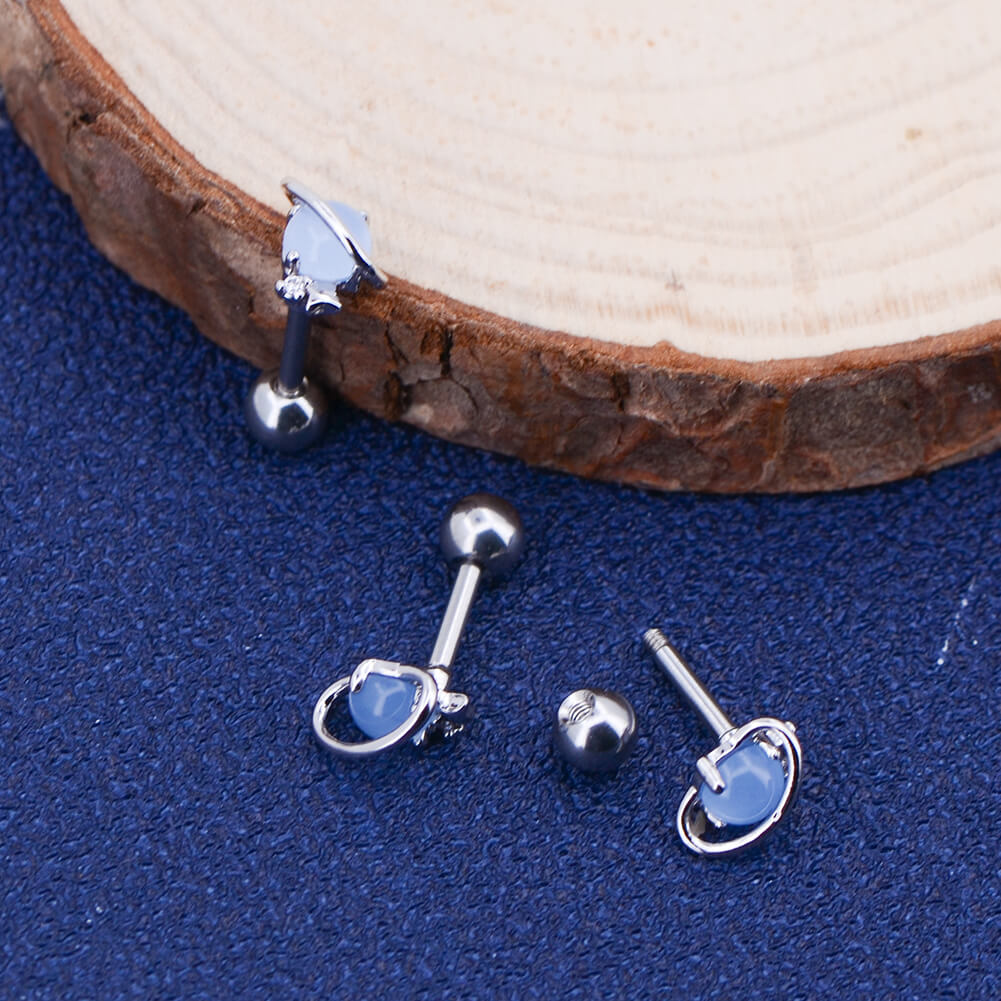 16g cartilage stud - OUFER BODY JEWELRY