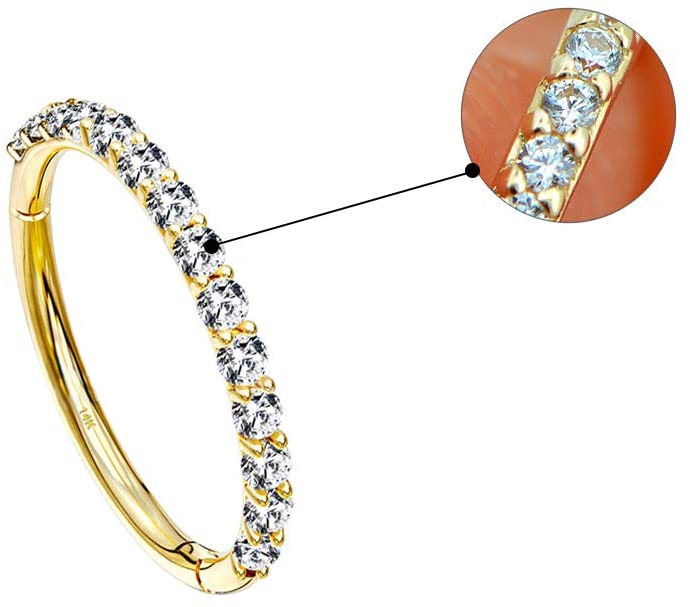 14k gold conch hoop  - OUFER BODY JEWELRY