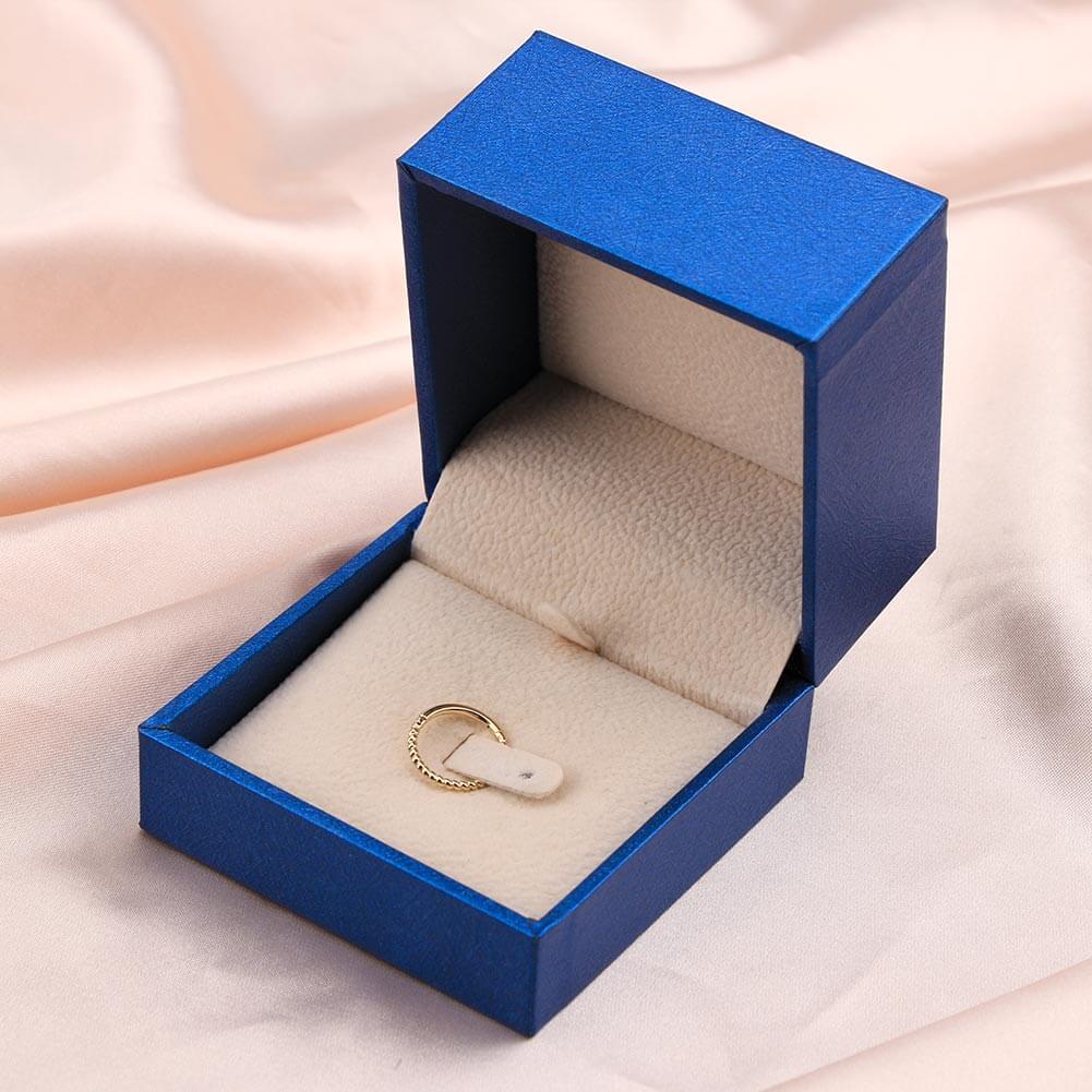 14K Gold Woven Conch Earring 16G 3/8'' Daith Earring - OUFER BODY JEWELRY