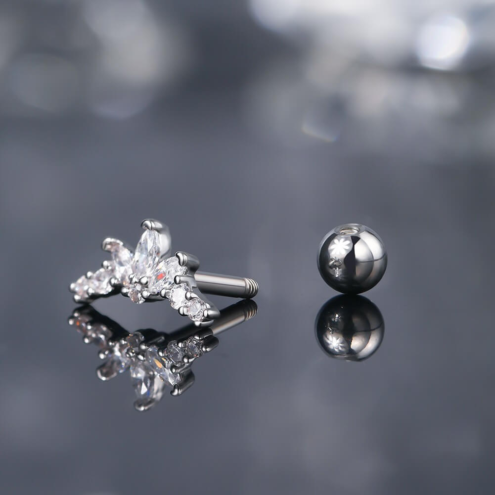 CZ conch stud