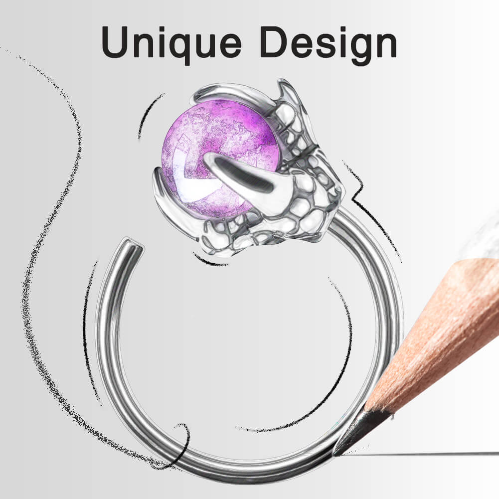 dragon nose rings unique design