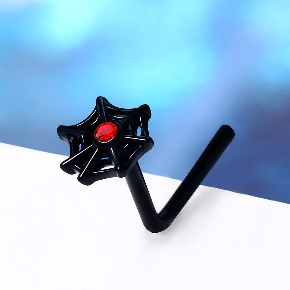 web black nose stud
