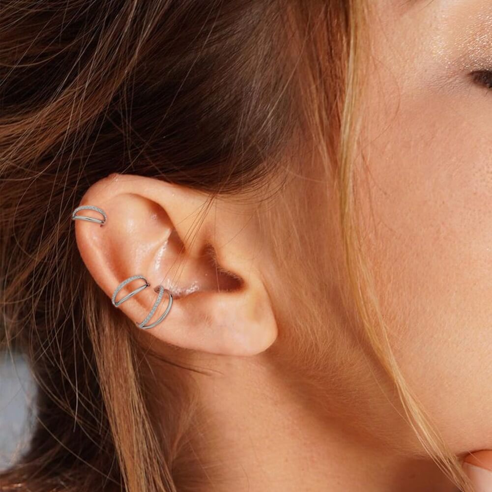 double conch piercing