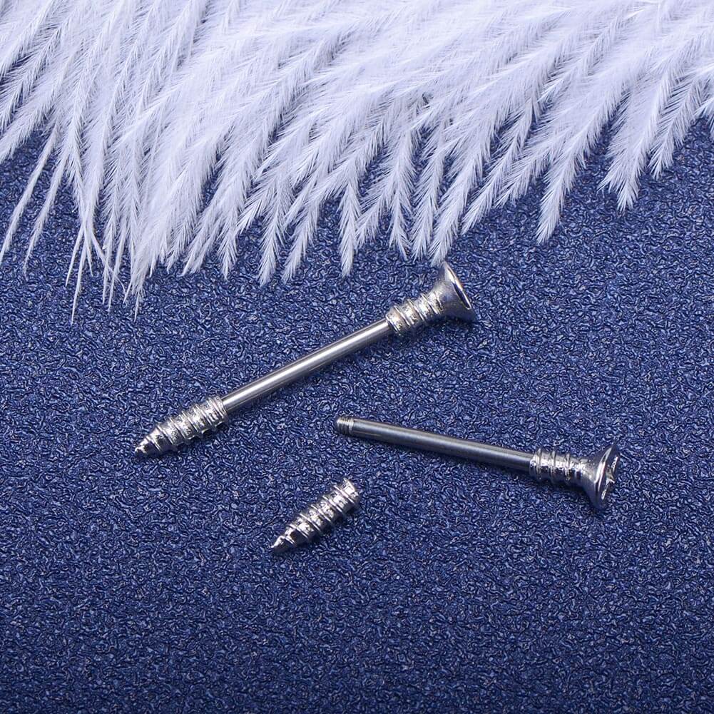 Screw Nipple barbell jewelry - OUFER BODY JEWELRY