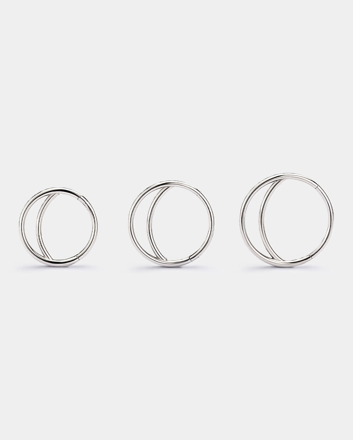 Double Row Hinged Segment Nose Hoop
