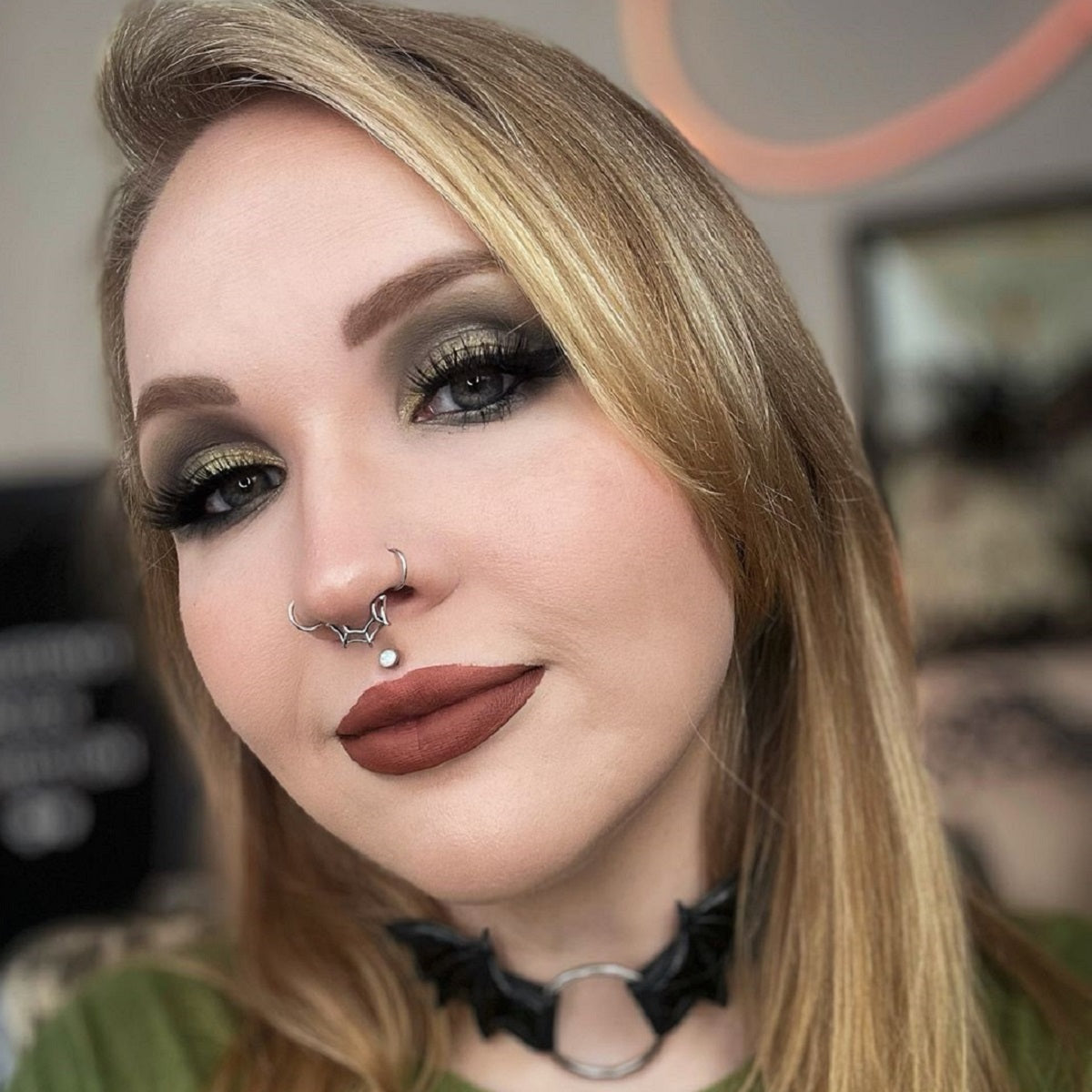 Spider Web Daith Septum Ring