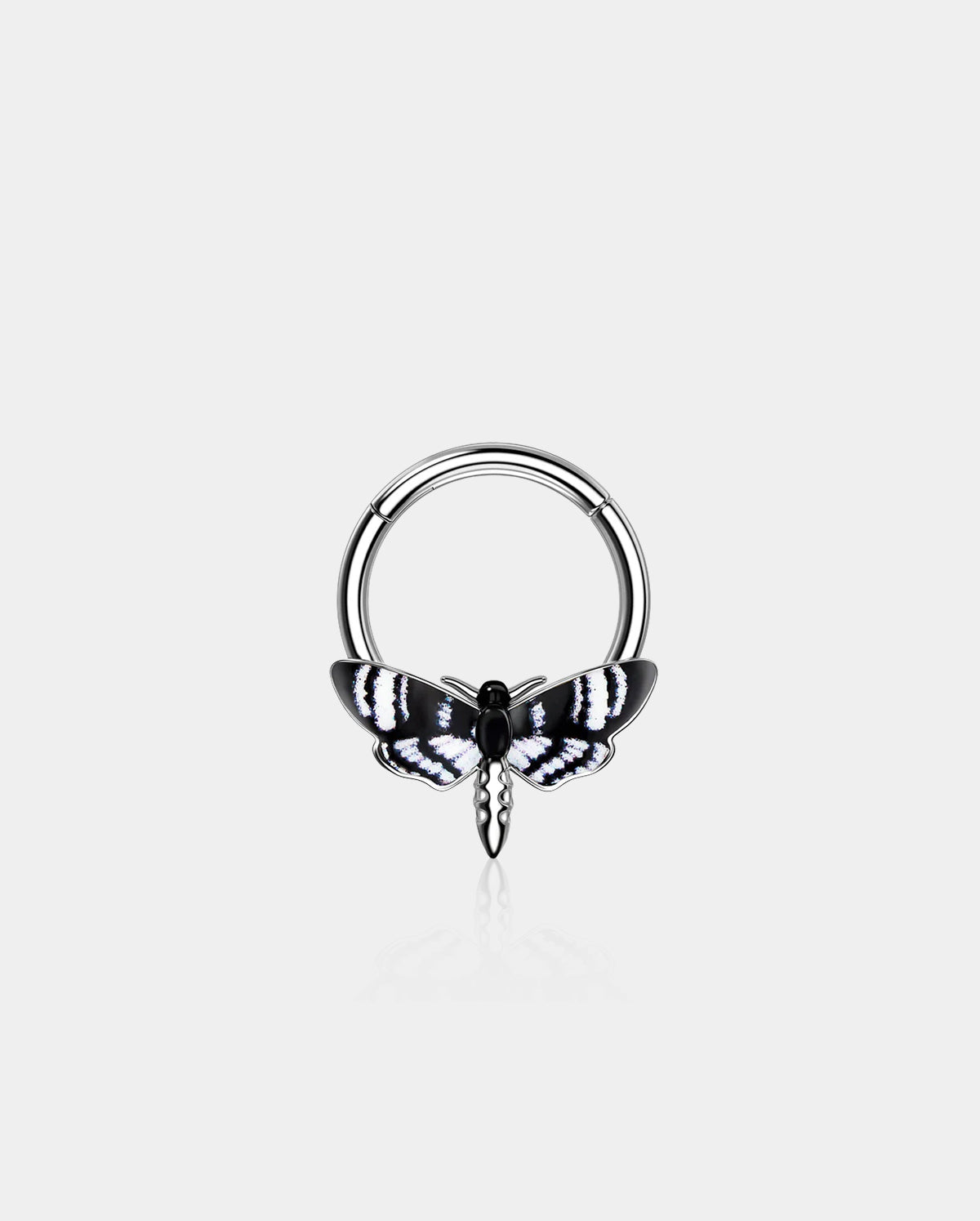 Hawk Moth Daith Septum Ring