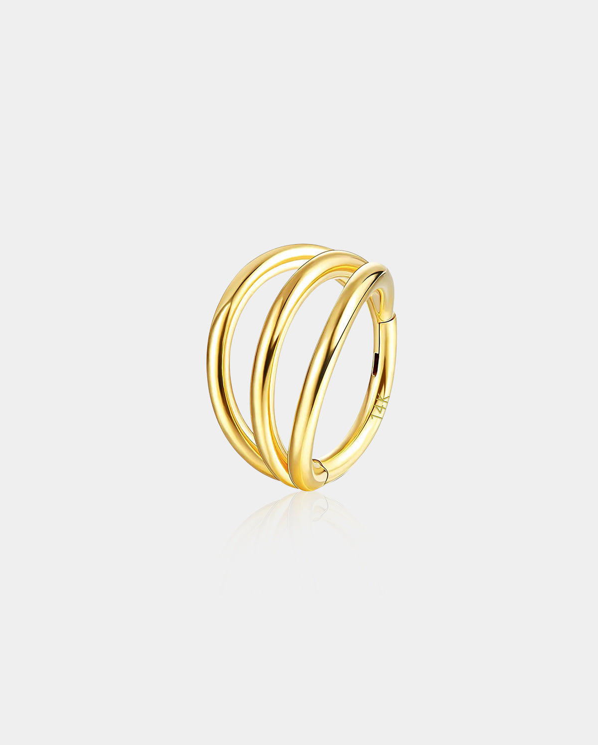 14k gold cartilage hoop