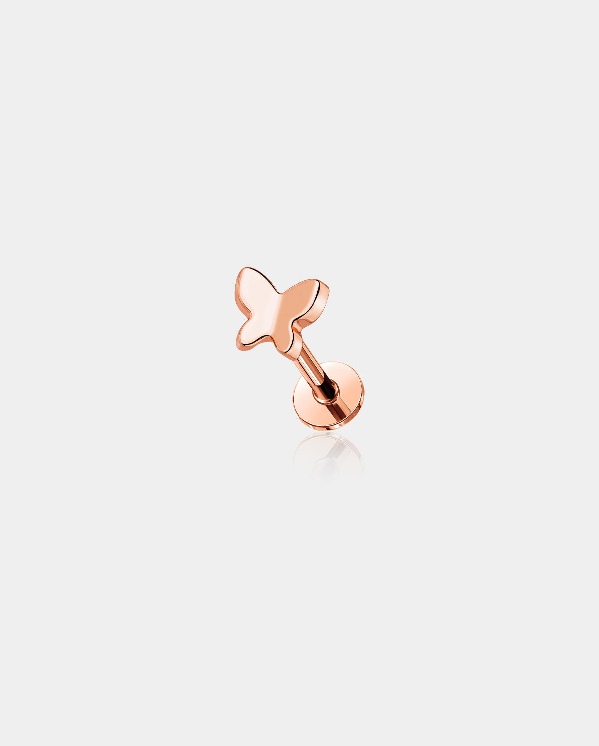 Butterfly Internally Threaded Cartilage Stud