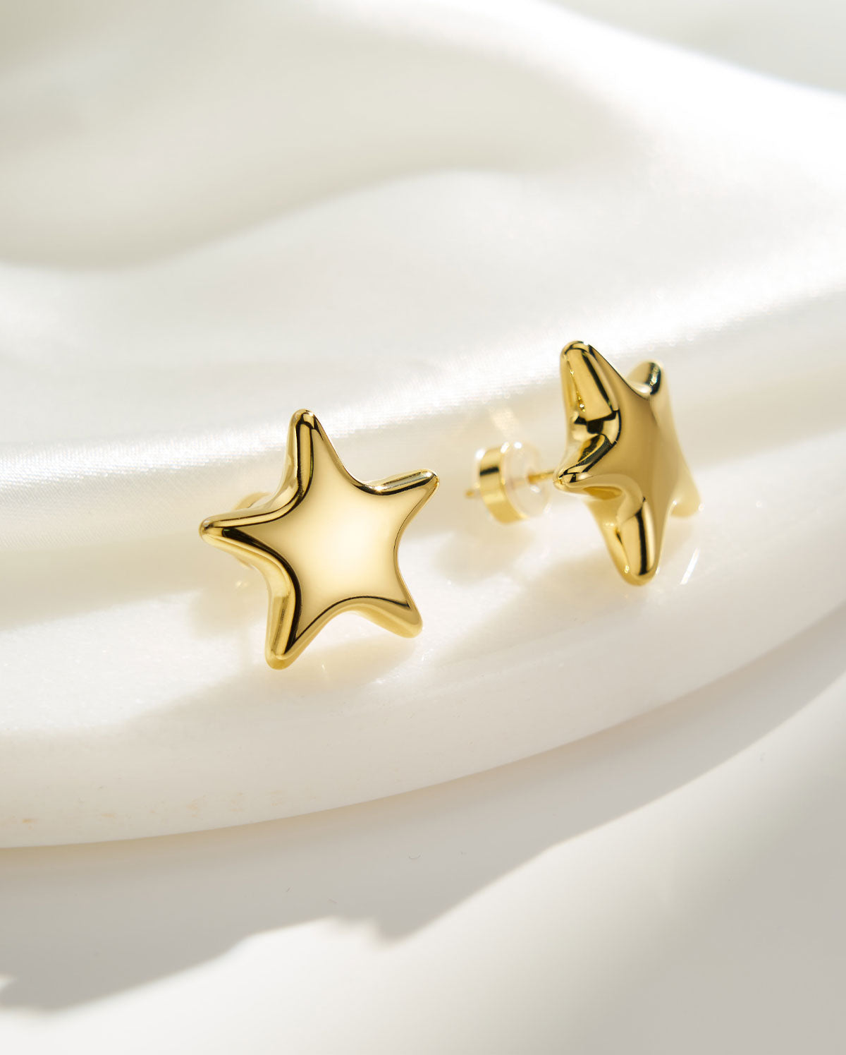 2PCS Bubble-Star Stud Earrings