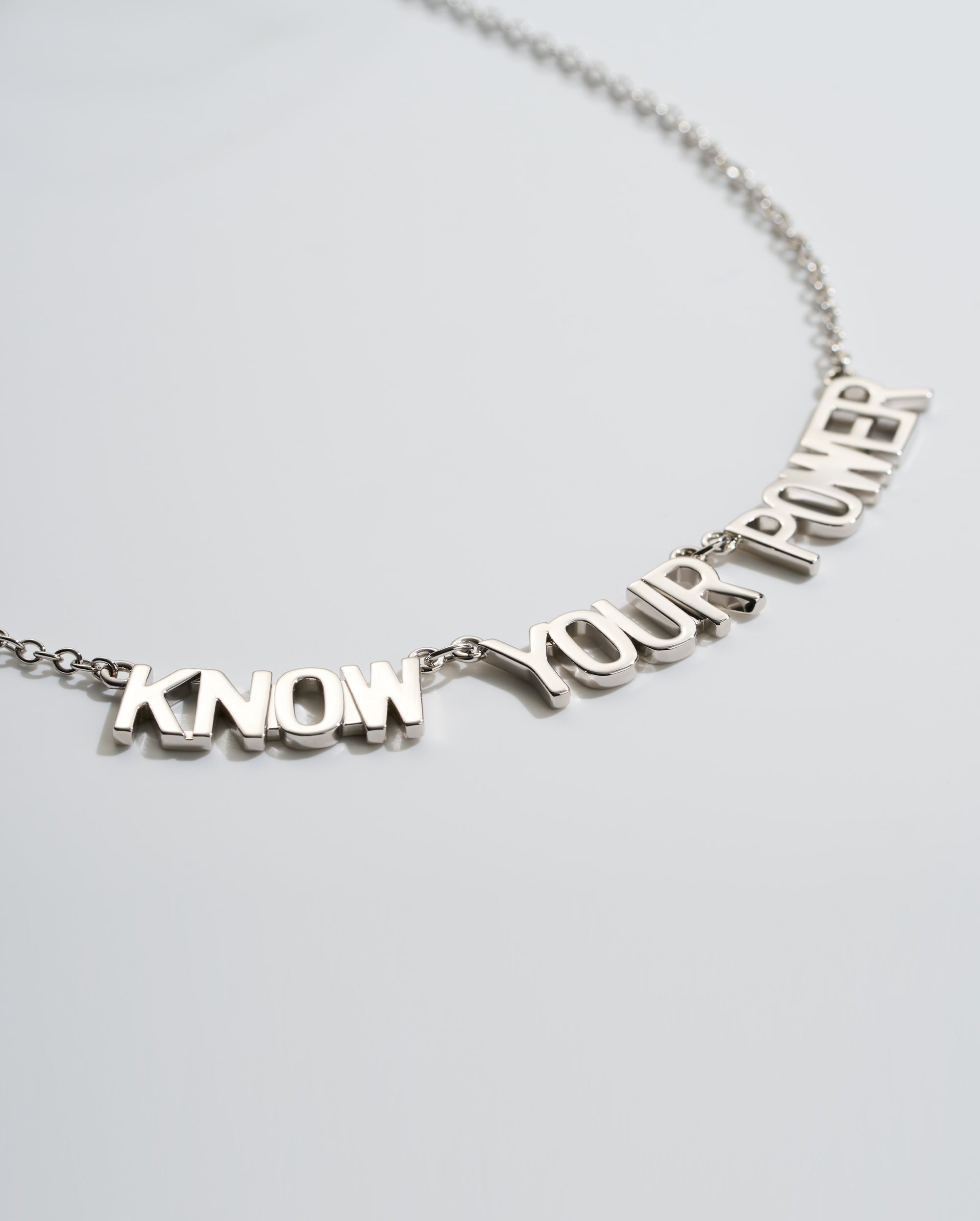WICKED X OUFER “Know Your Power” Letter Necklace
