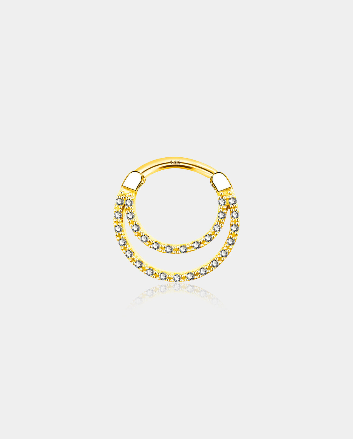 16g gold septum ring 