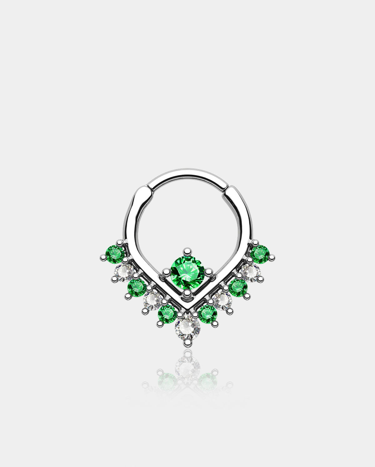 green septum ring