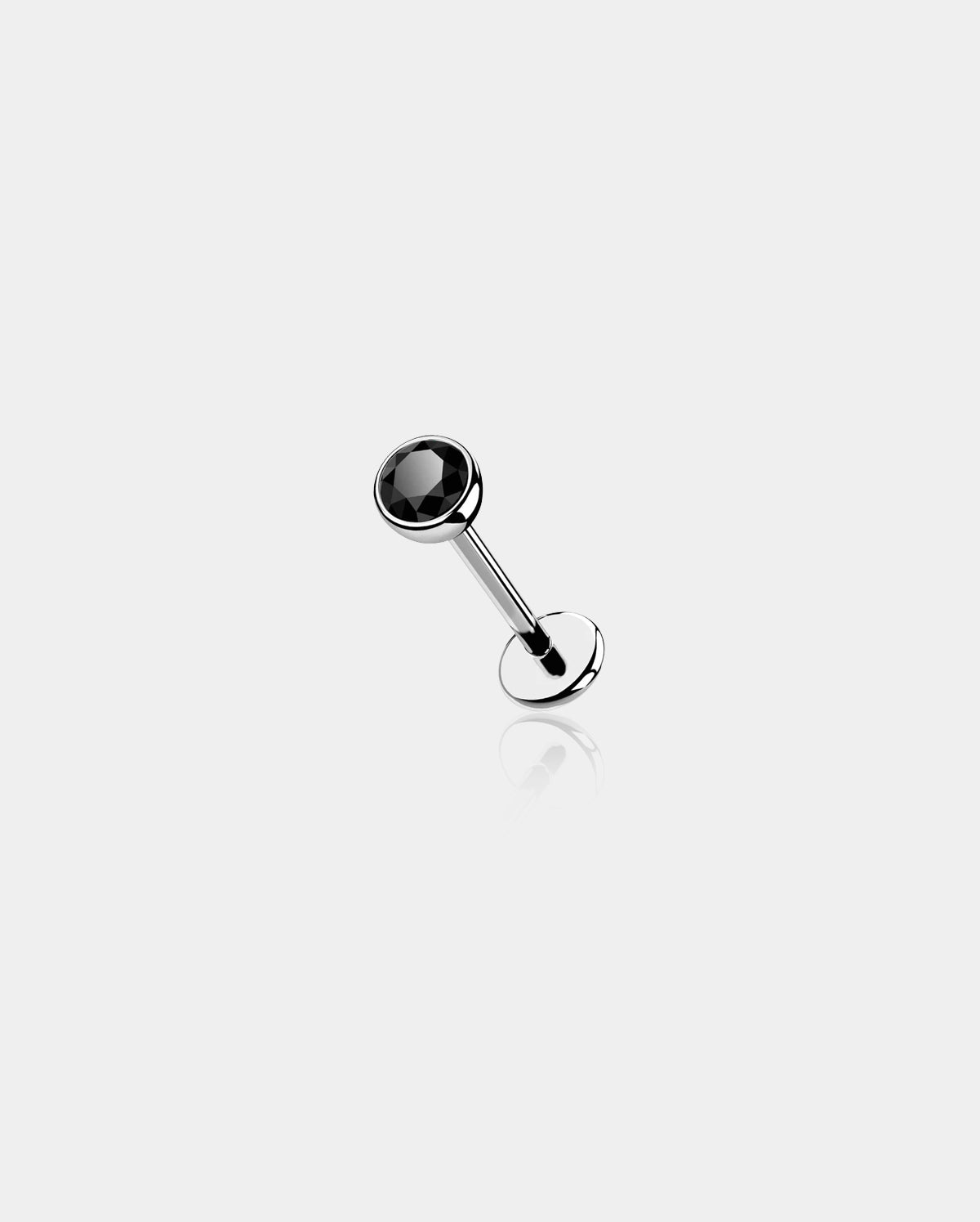 Threadless Titanium Flat Back Nose Stud