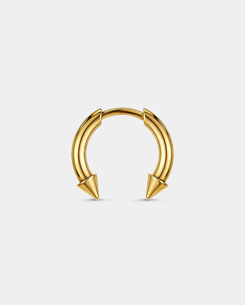 Tribal Fake Gauge Titanium Threadless Septum Ring