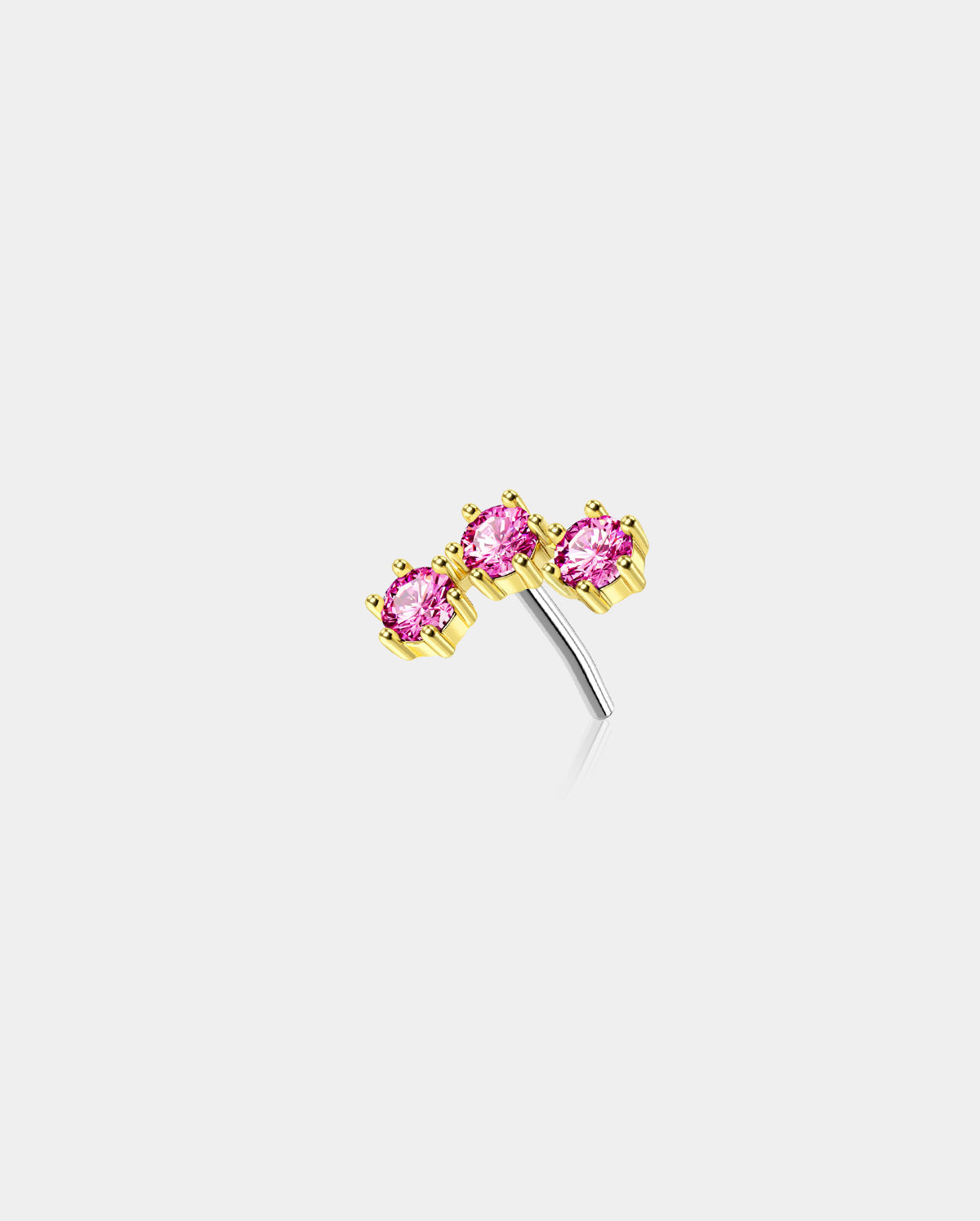 pink cartilage earring