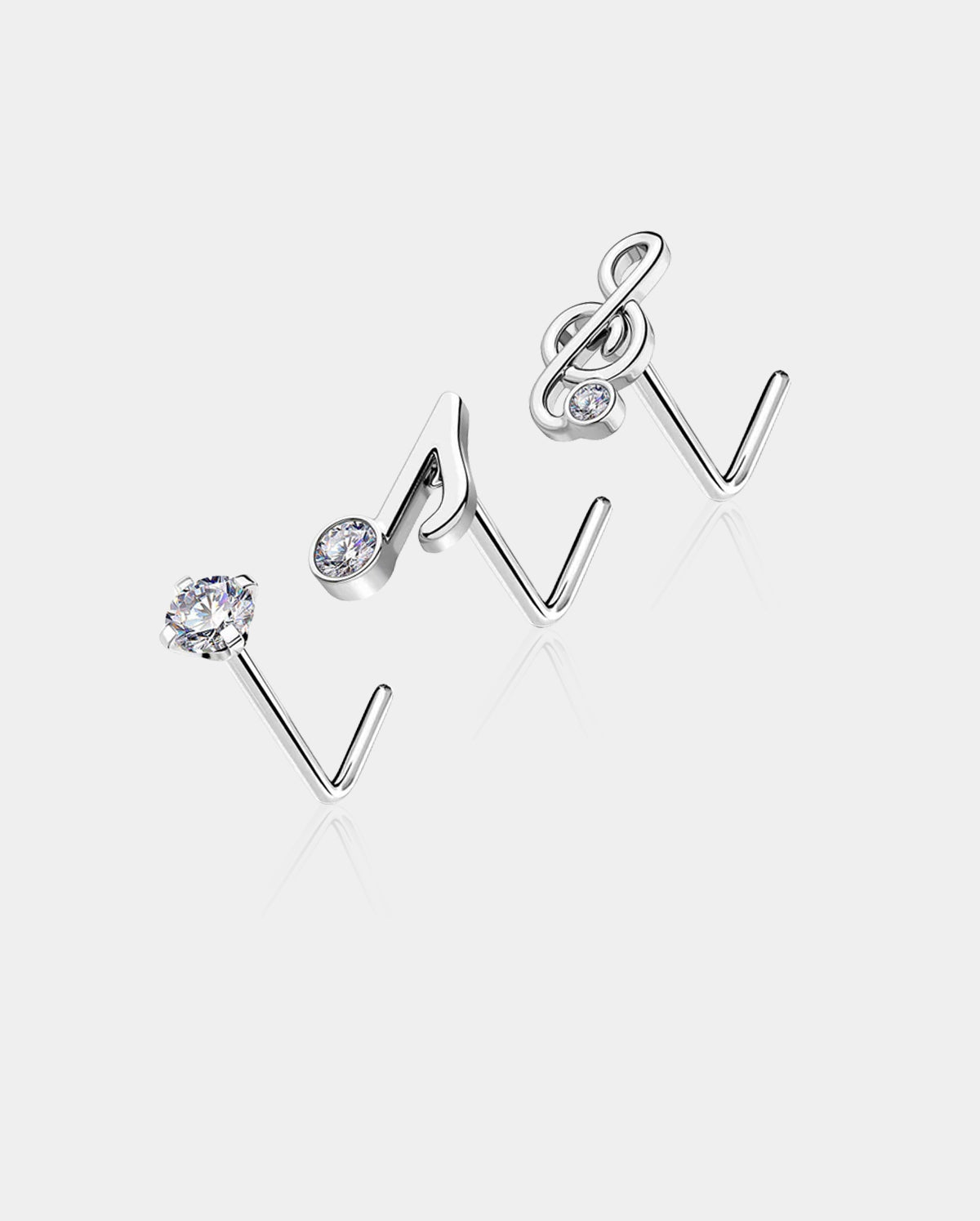 music note nose ring