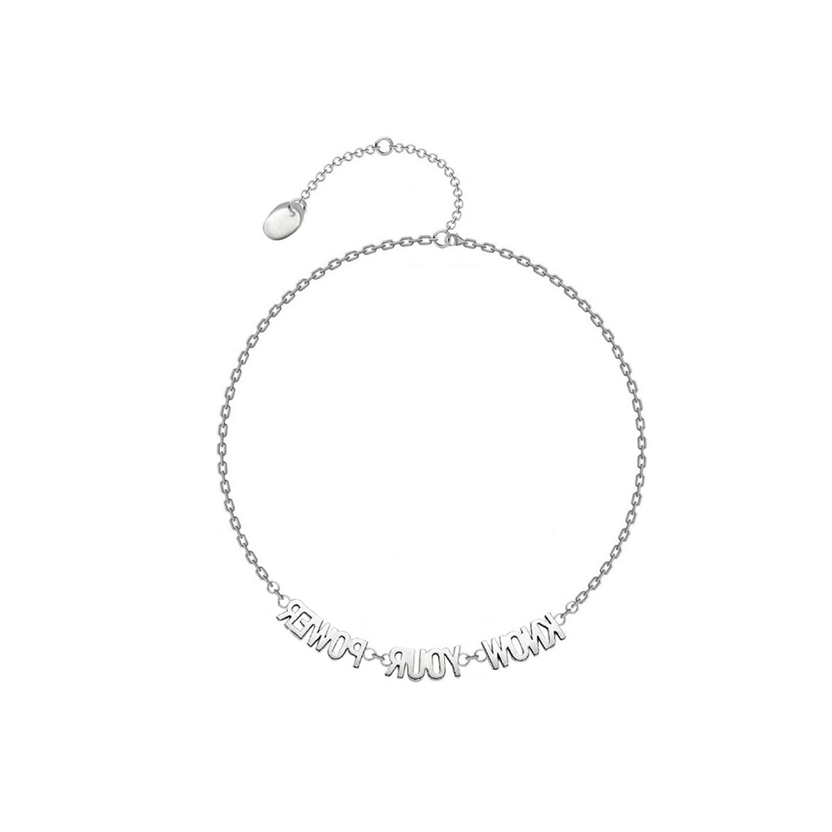 WICKED X OUFER “Know Your Power” Letter Necklace