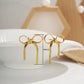 Oufer Stainless Steel Elegant Bow Design Stud Satement Earrings For Party