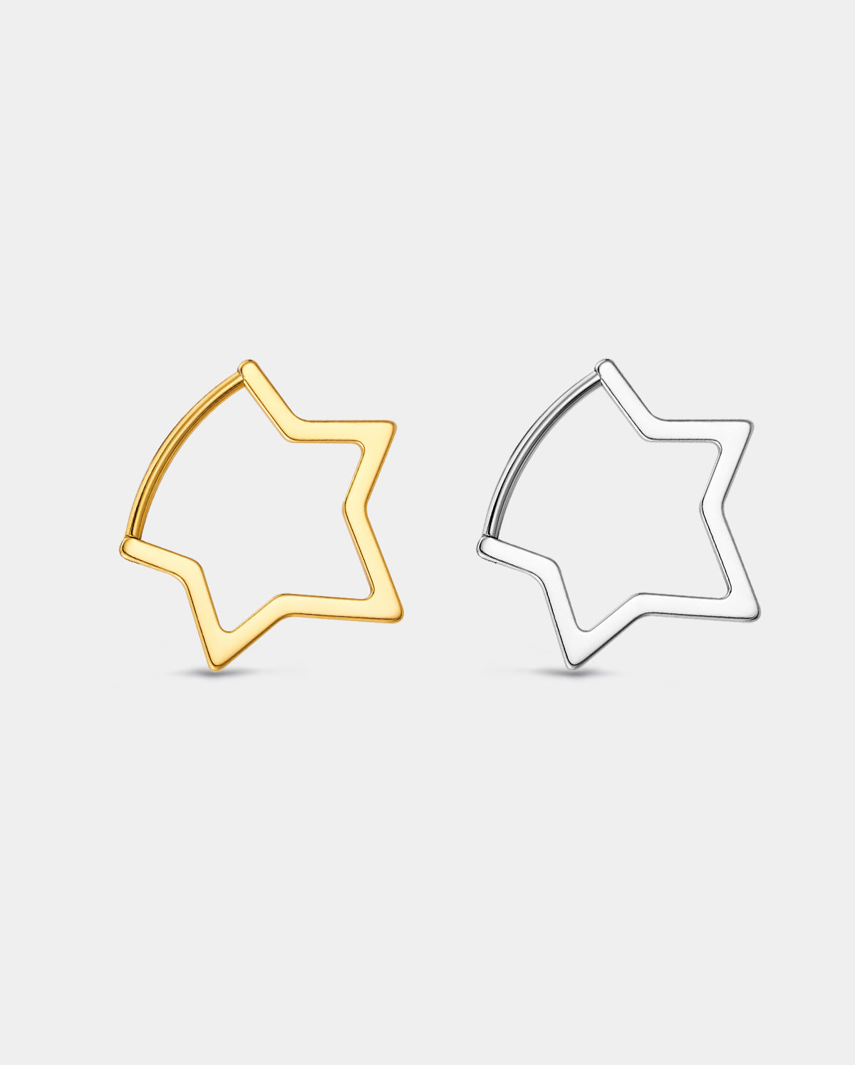 star clicker nose ring 