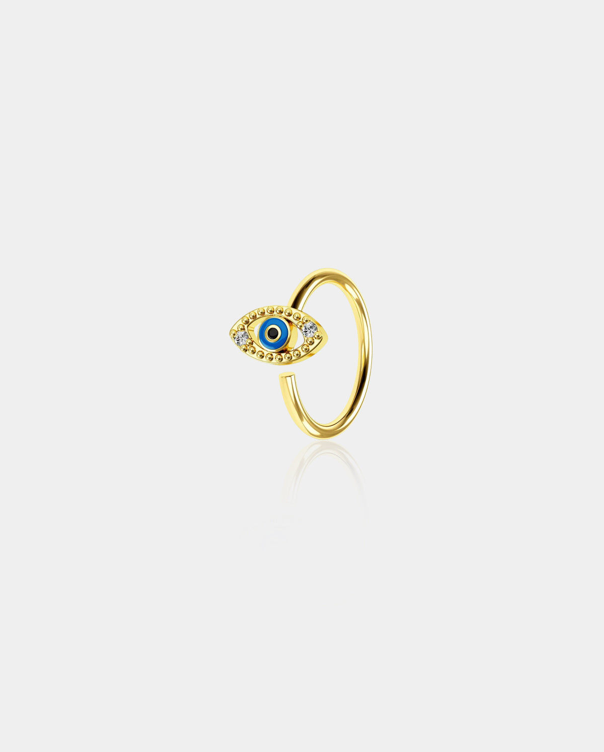 Evil Eye Seamless Nose Ring