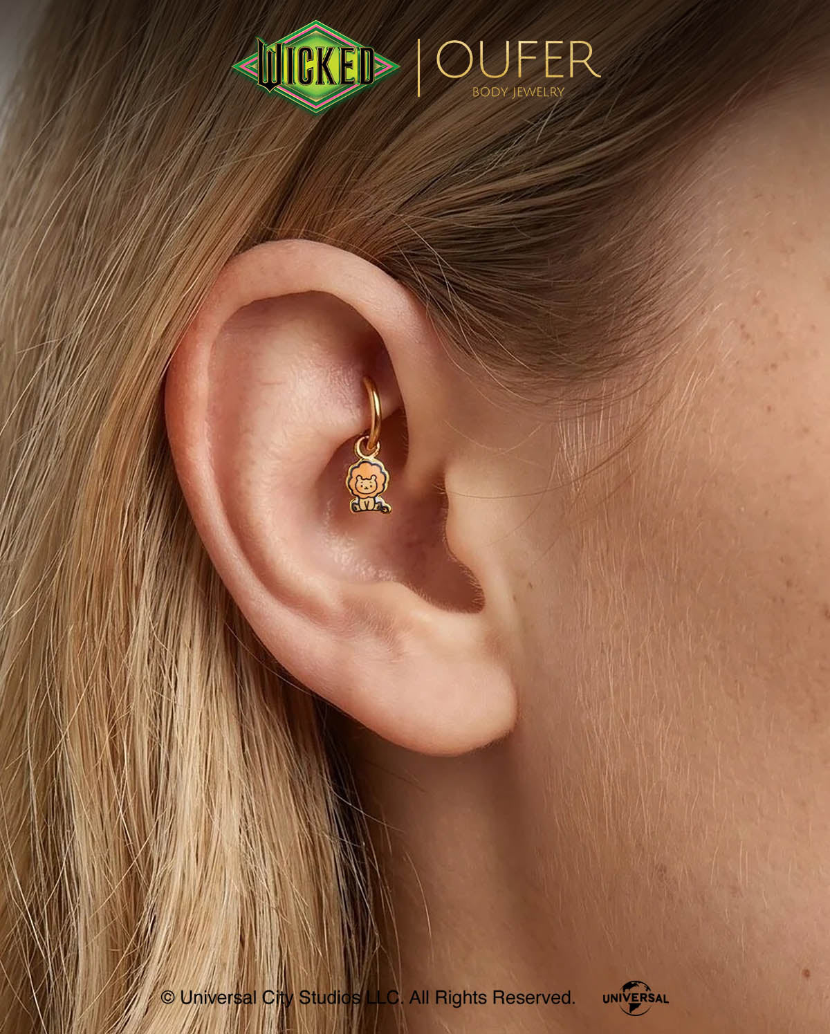 16G de titanio con bisagras segmento aro pendientes anillo de la nariz