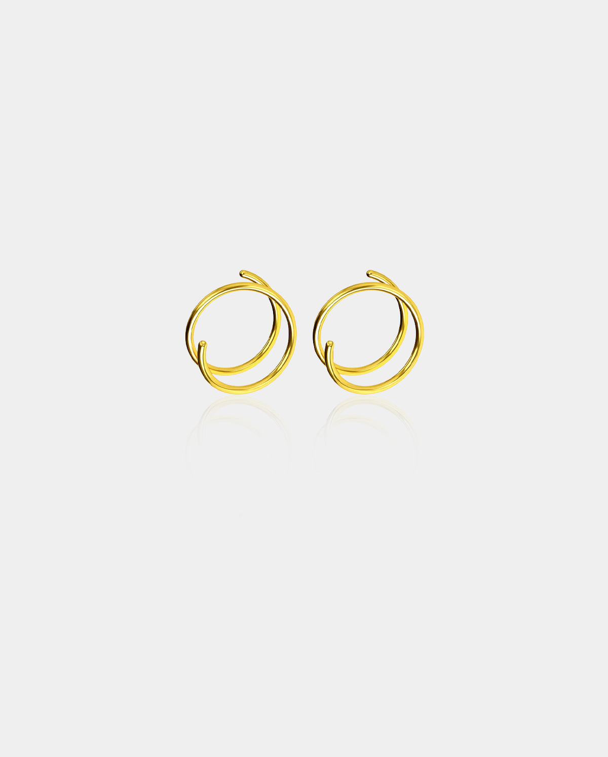 2PCS Titanium Spiral Nose Rings