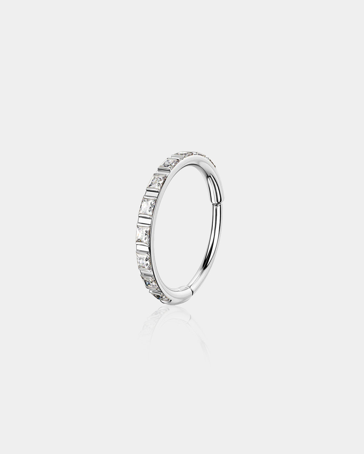oufer square nose ring