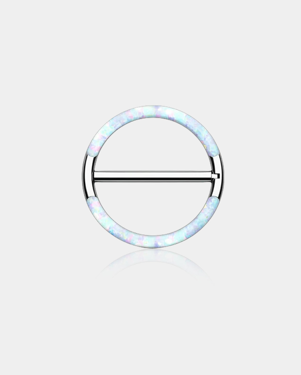 Opal Titanium Clicker Nipple Shield Pair