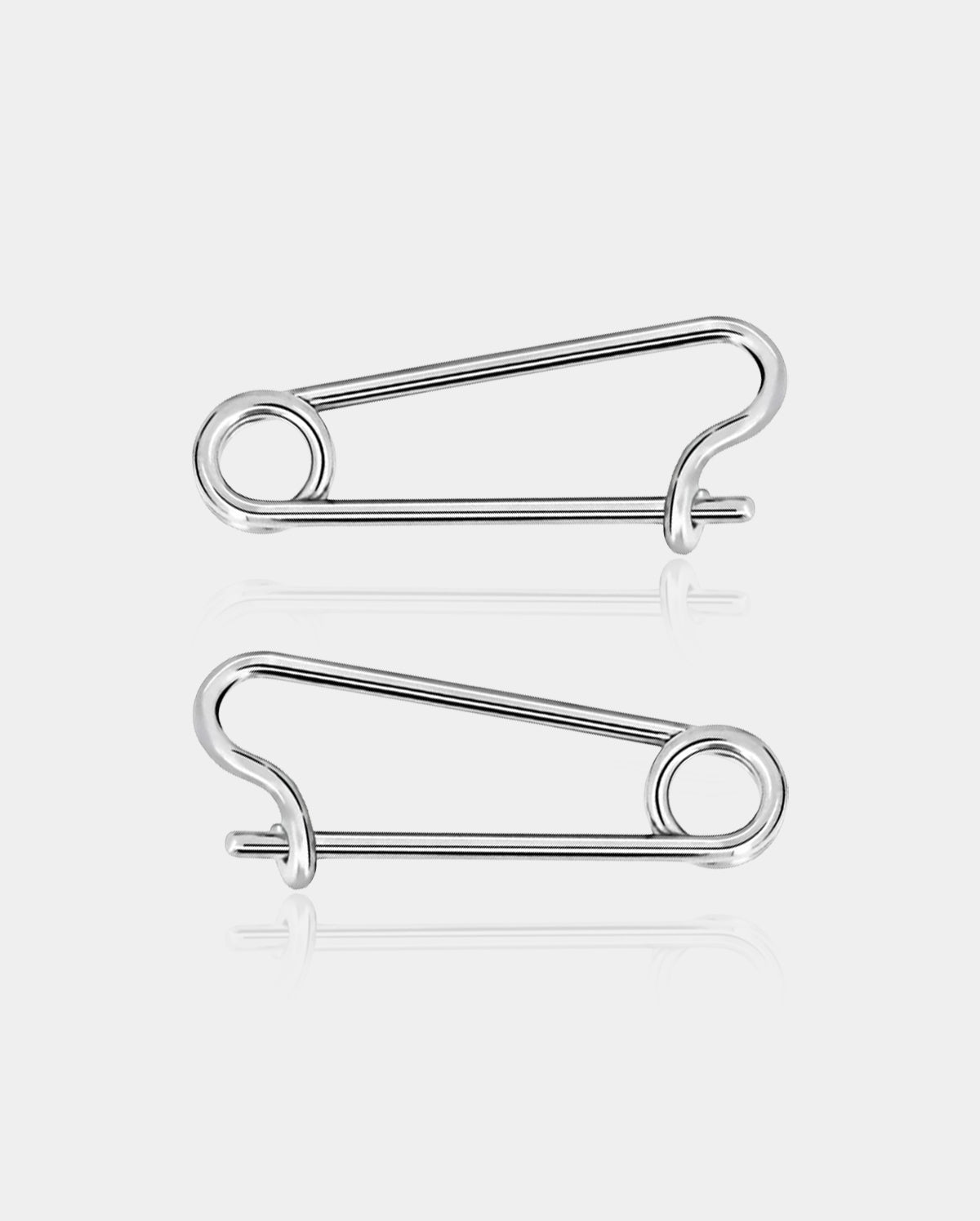 Pin Nipple Barbell Rings Pair