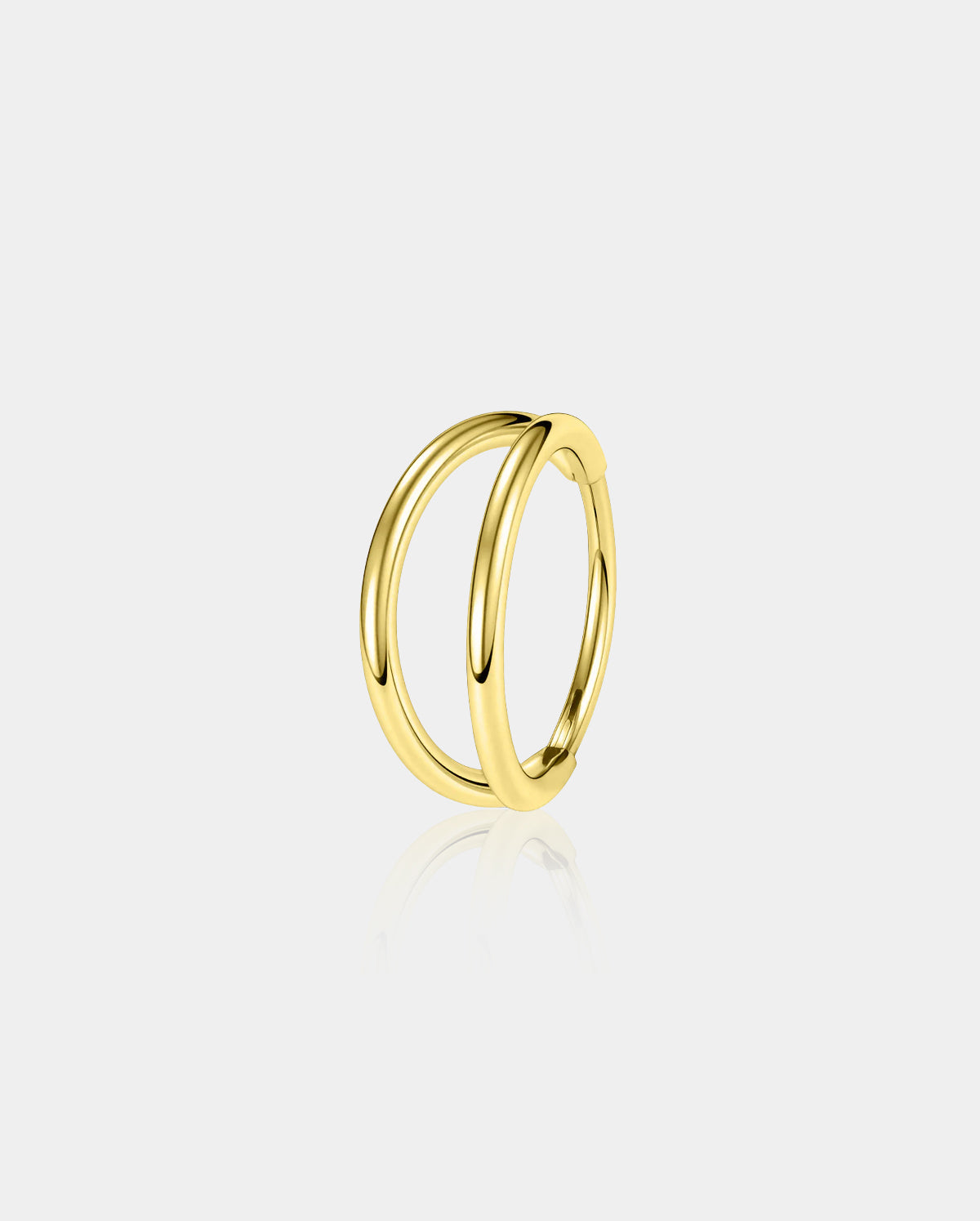 14k gold nose hoop
