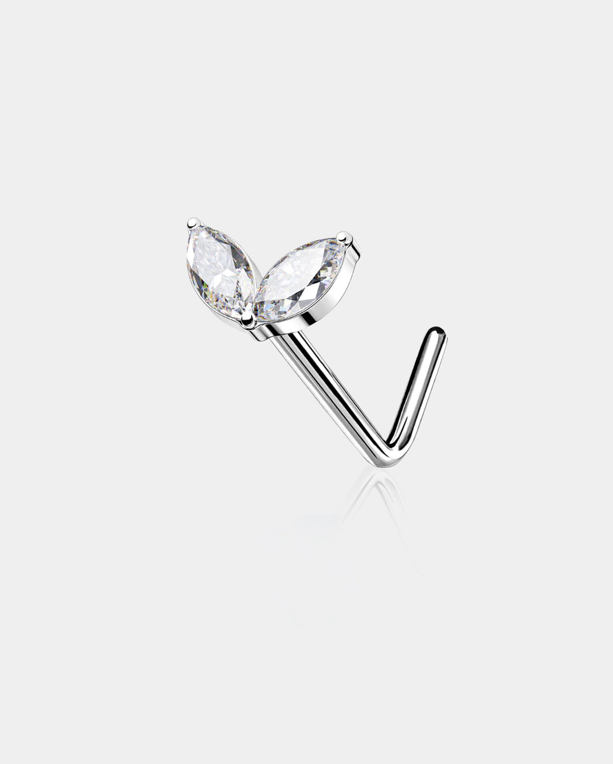 titanium nose stud