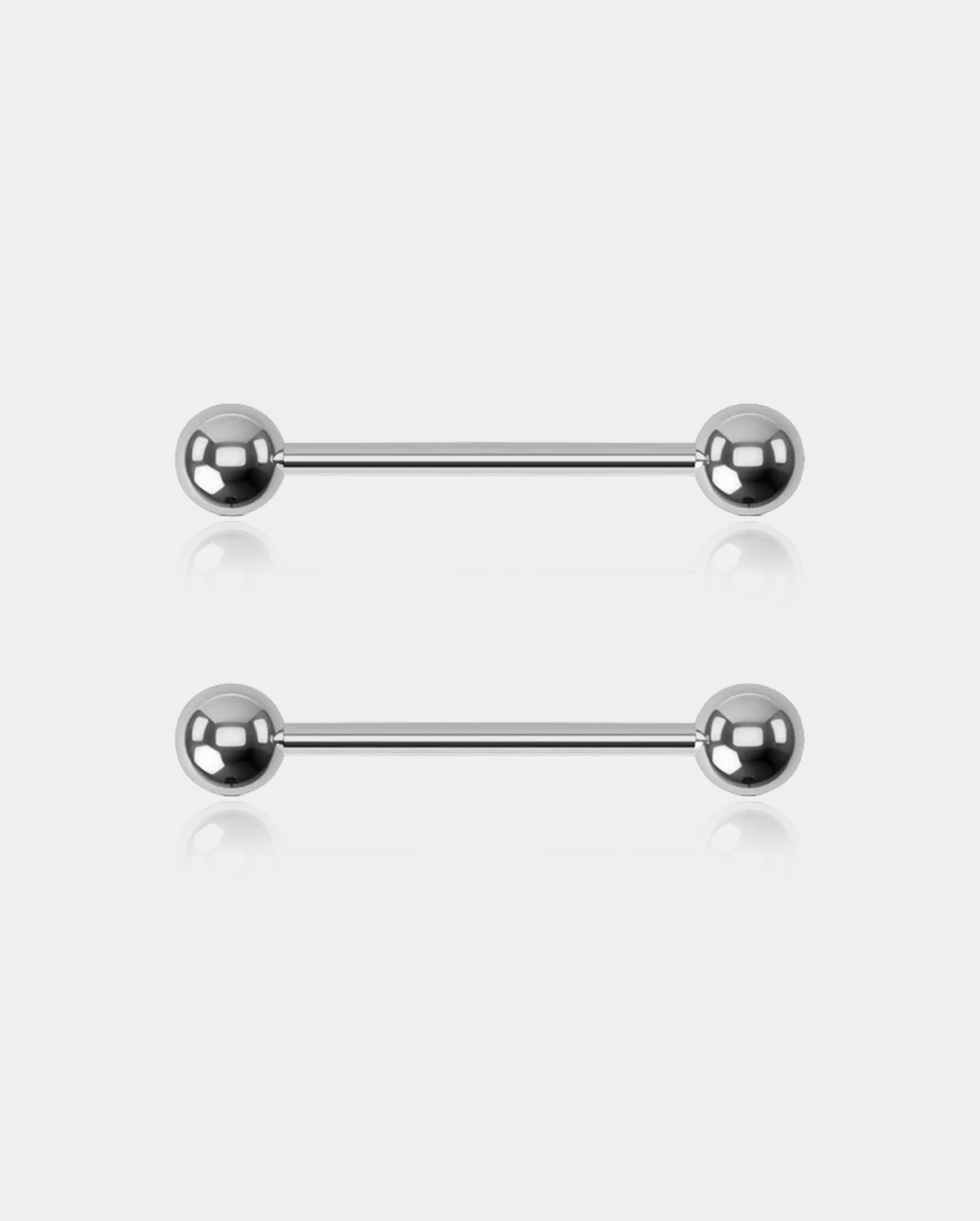2PCS Titanium Nipple Rings