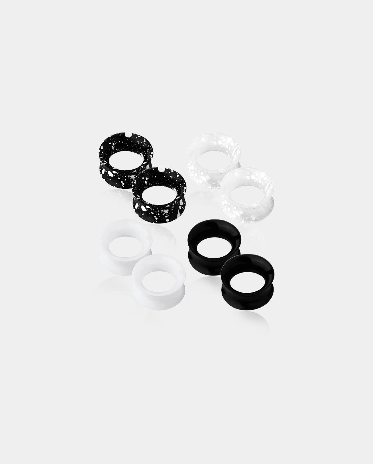 8PCS 8-12mm Silicone Ear Plugs Tunnels