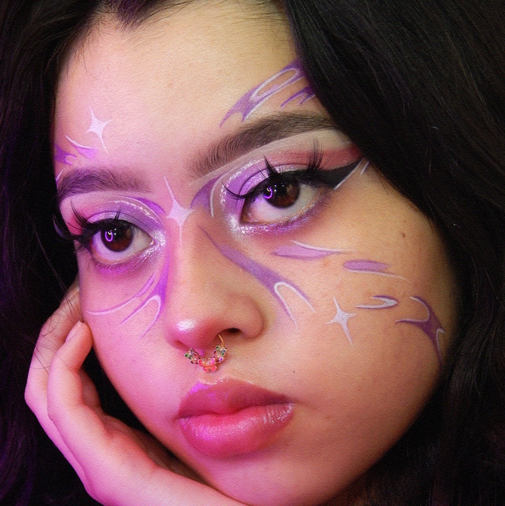 Iridescent Butterfly Segment Septum Ring