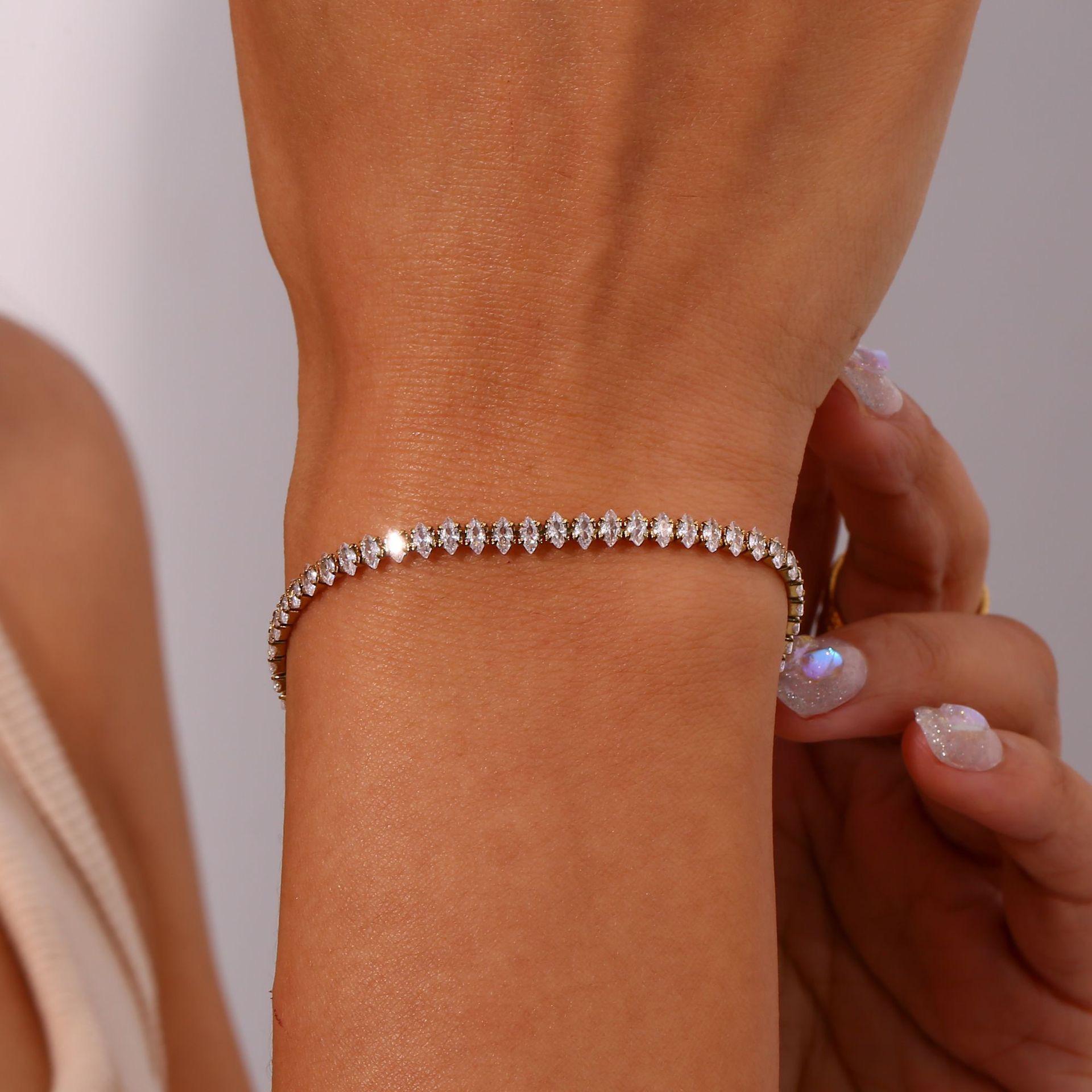 Marquise CZ Tennis Bracelet