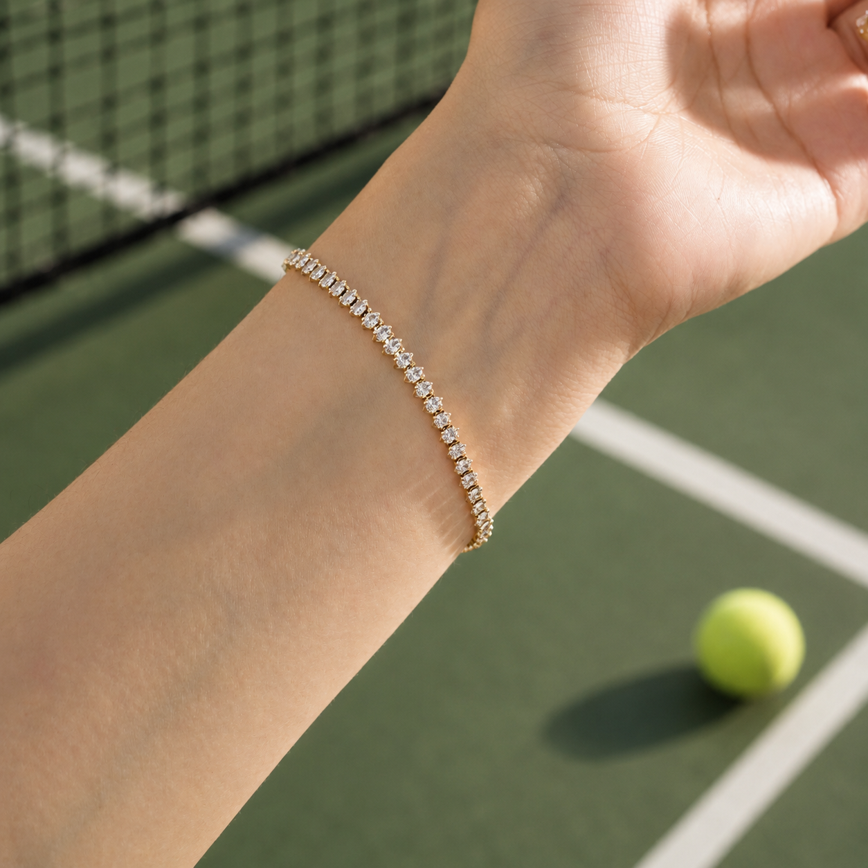 Marquise CZ Tennis Bracelet