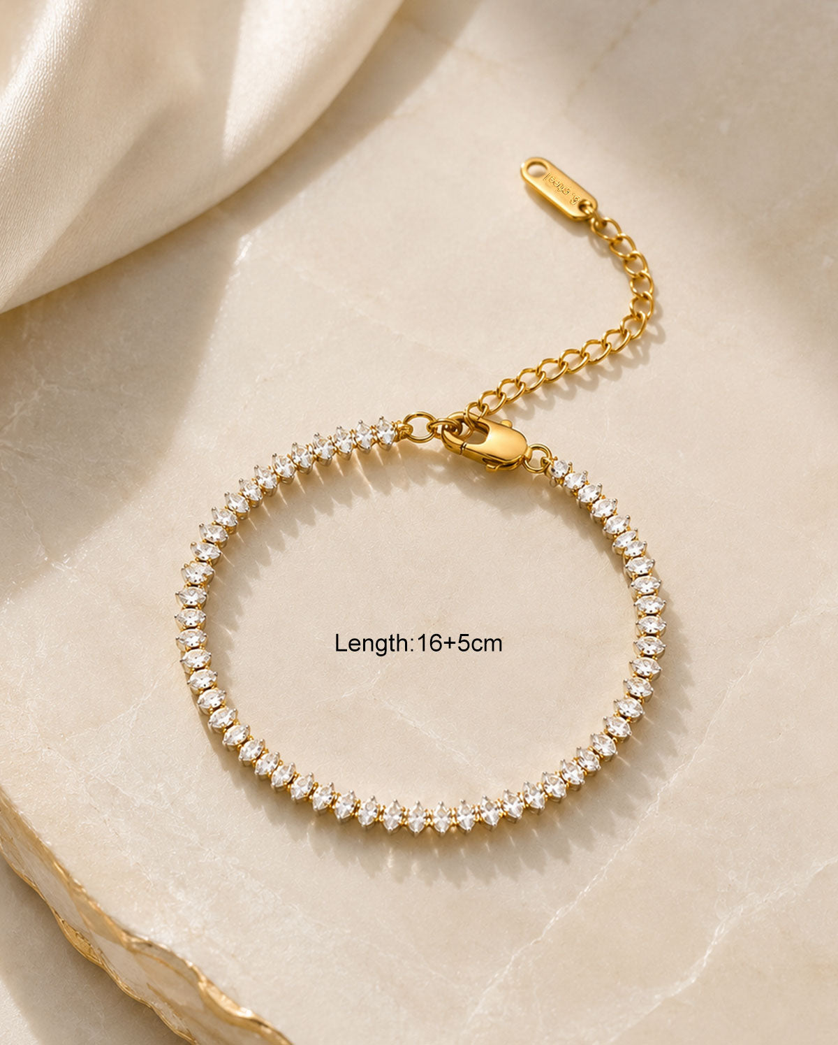 Marquise CZ Tennis Bracelet