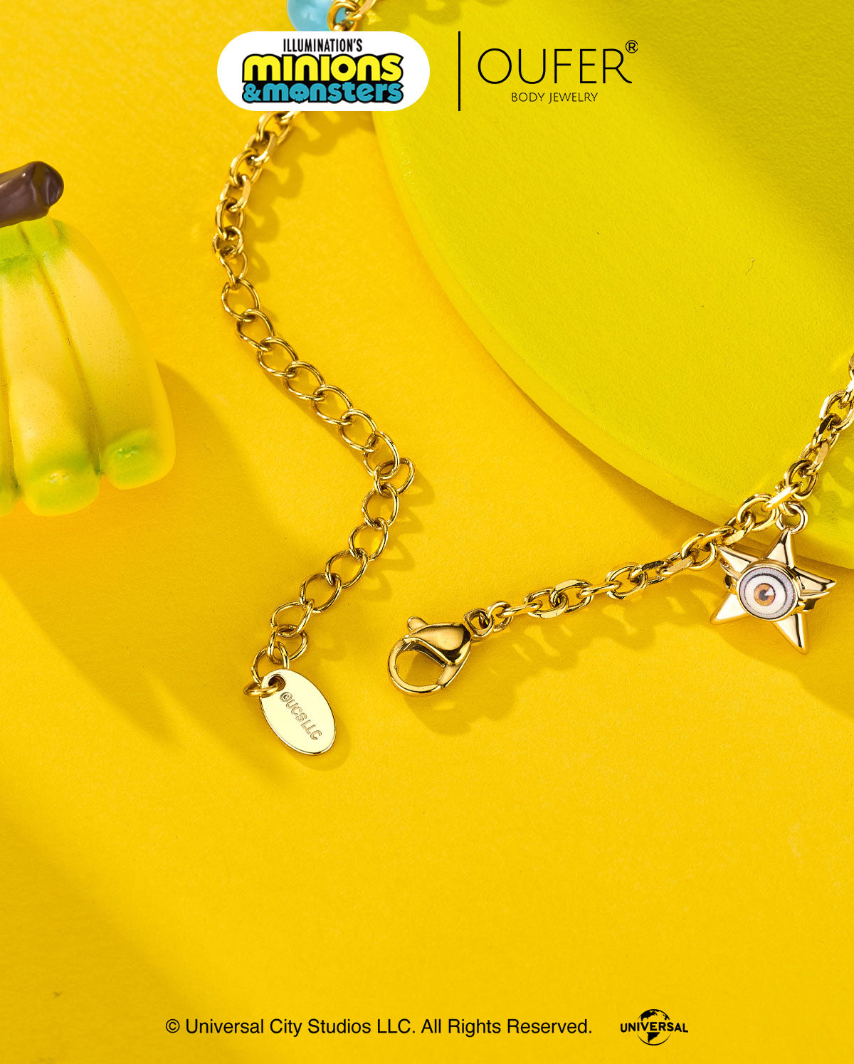 MINIONS × OUFER Henry Playful Charm Bracelet