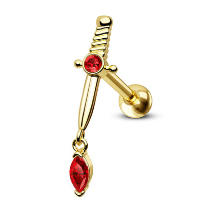 sword cartilage earring